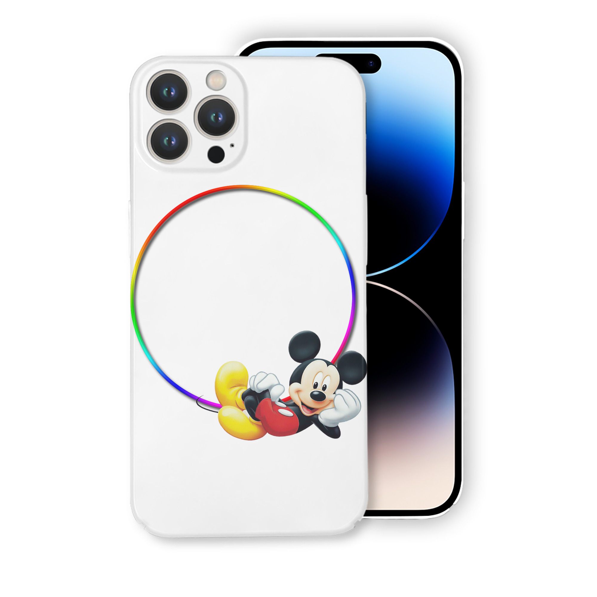 （画像用） ミッキーマウス Mickey Mouse 【iPhone 14シリーズ対応】ハードケース